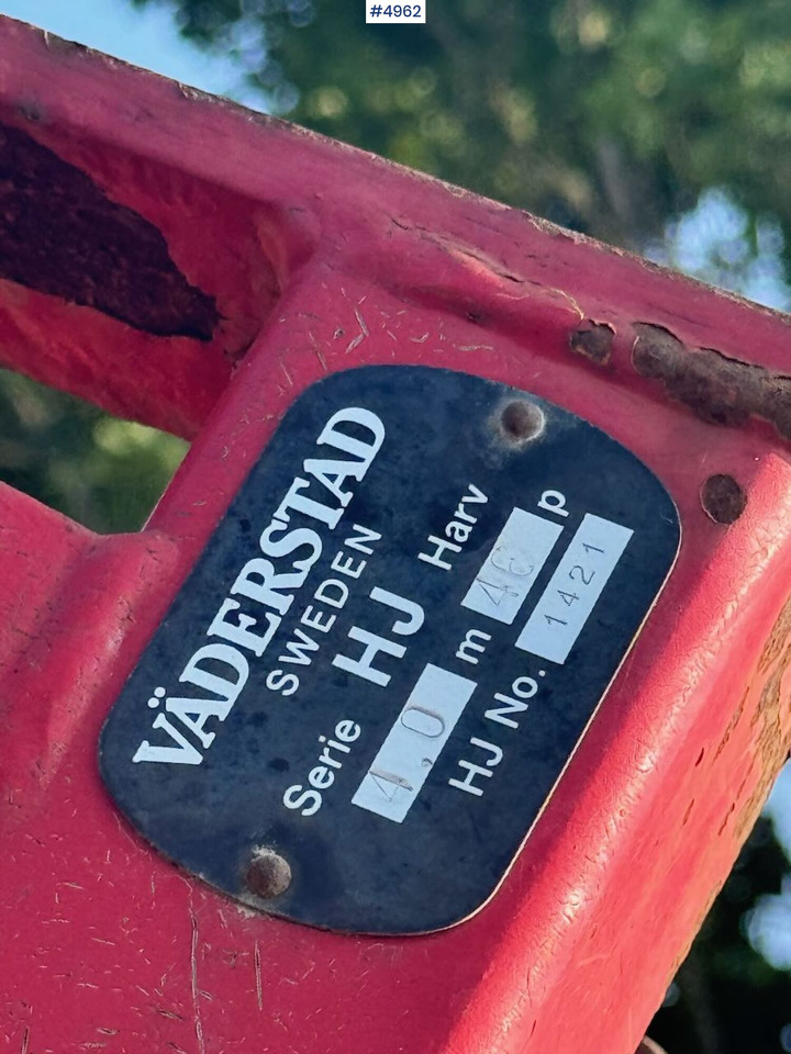 Maquina para lavrar a terra Väderstad Harrow: foto 7 Maquina para lavrar a terra Väderstad Harrow: foto 7