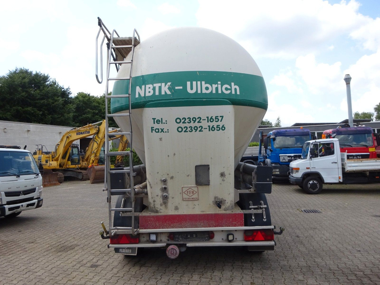 Feldbinder EUT 49.3 Silo für Staub u. Rieselgüter ca. 50m³ - Semirreboque silo: foto 5 Feldbinder EUT 49.3 Silo für Staub u. Rieselgüter ca. 50m³ - Semirreboque silo: foto 5