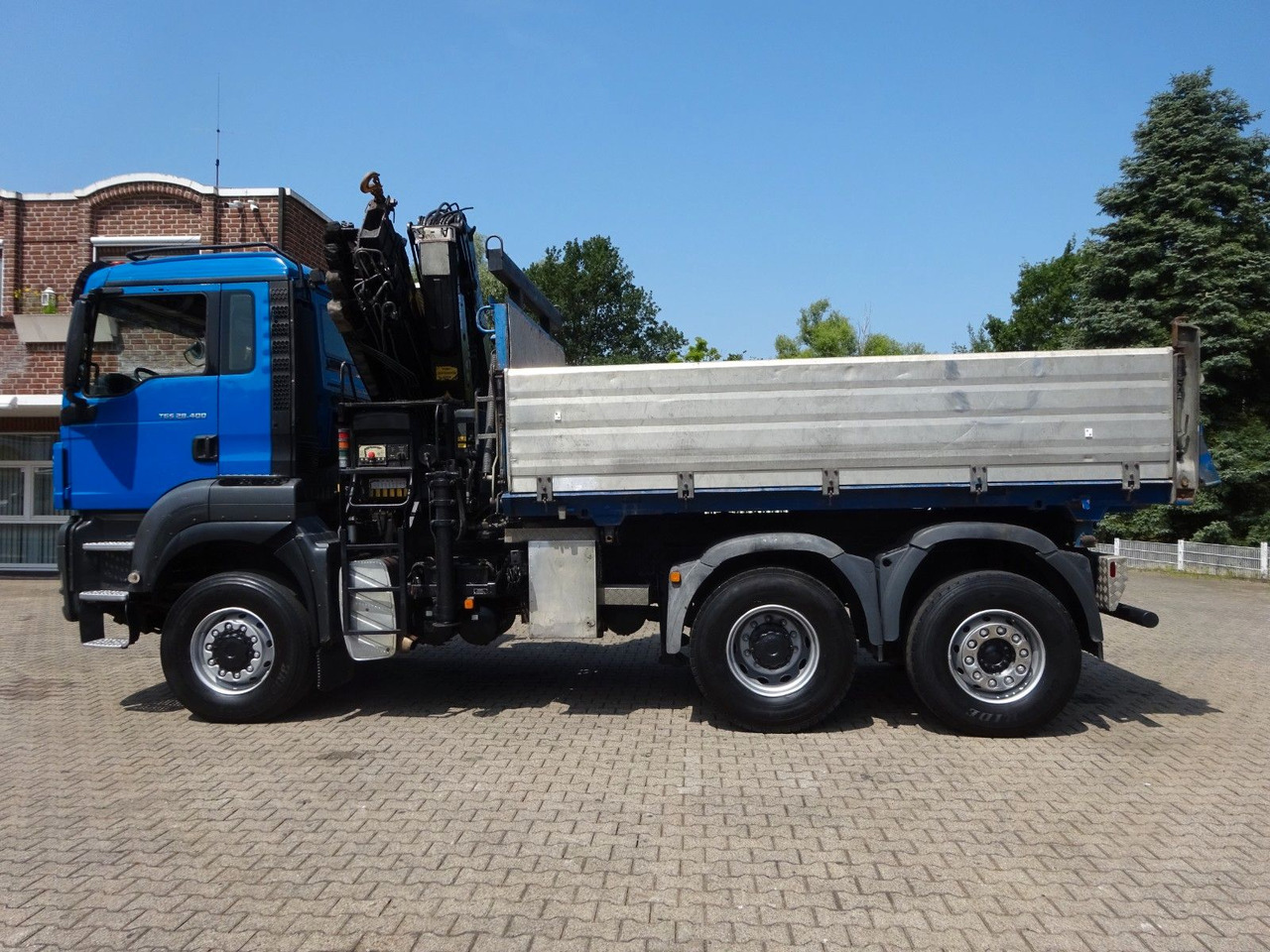 Camião basculante, Camião grua MAN 28.400 TGS 3Skipper+HIAB 166 E-4 HIPRPO 6x4-4: foto 7