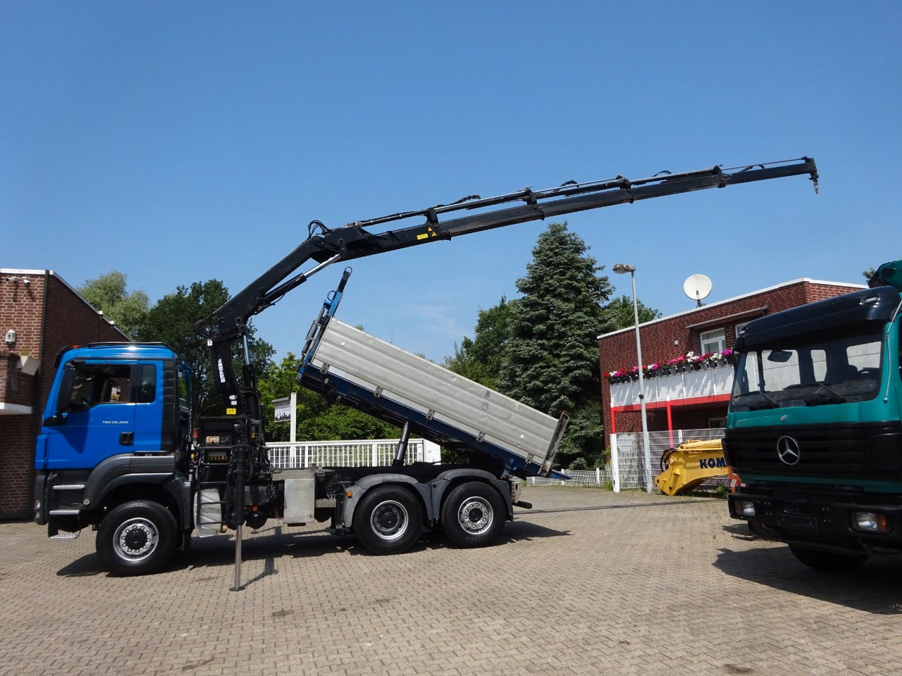 MAN 28.400 TGS 3Skipper+HIAB 166 E-4 HIPRPO 6x4-4 - Camião basculante, Camião grua: foto 3 MAN 28.400 TGS 3Skipper+HIAB 166 E-4 HIPRPO 6x4-4 - Camião basculante, Camião grua: foto 3