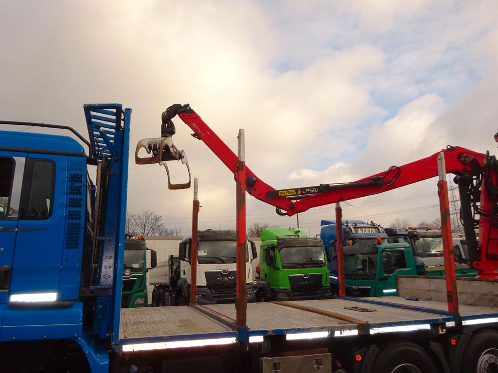 MAN 28.500 TGS mit EPSILON-Kran+Achleitner Anhänger MAN 28.500 TGS Allrad. HOLZZUG EPSILON-Kran GREIFER - Camião de transporte de madeira, Camião grua: foto 4 MAN 28.500 TGS mit EPSILON-Kran+Achleitner Anhänger MAN 28.500 TGS Allrad. HOLZZUG EPSILON-Kran GREIFER - Camião de transporte de madeira, Camião grua: foto 4