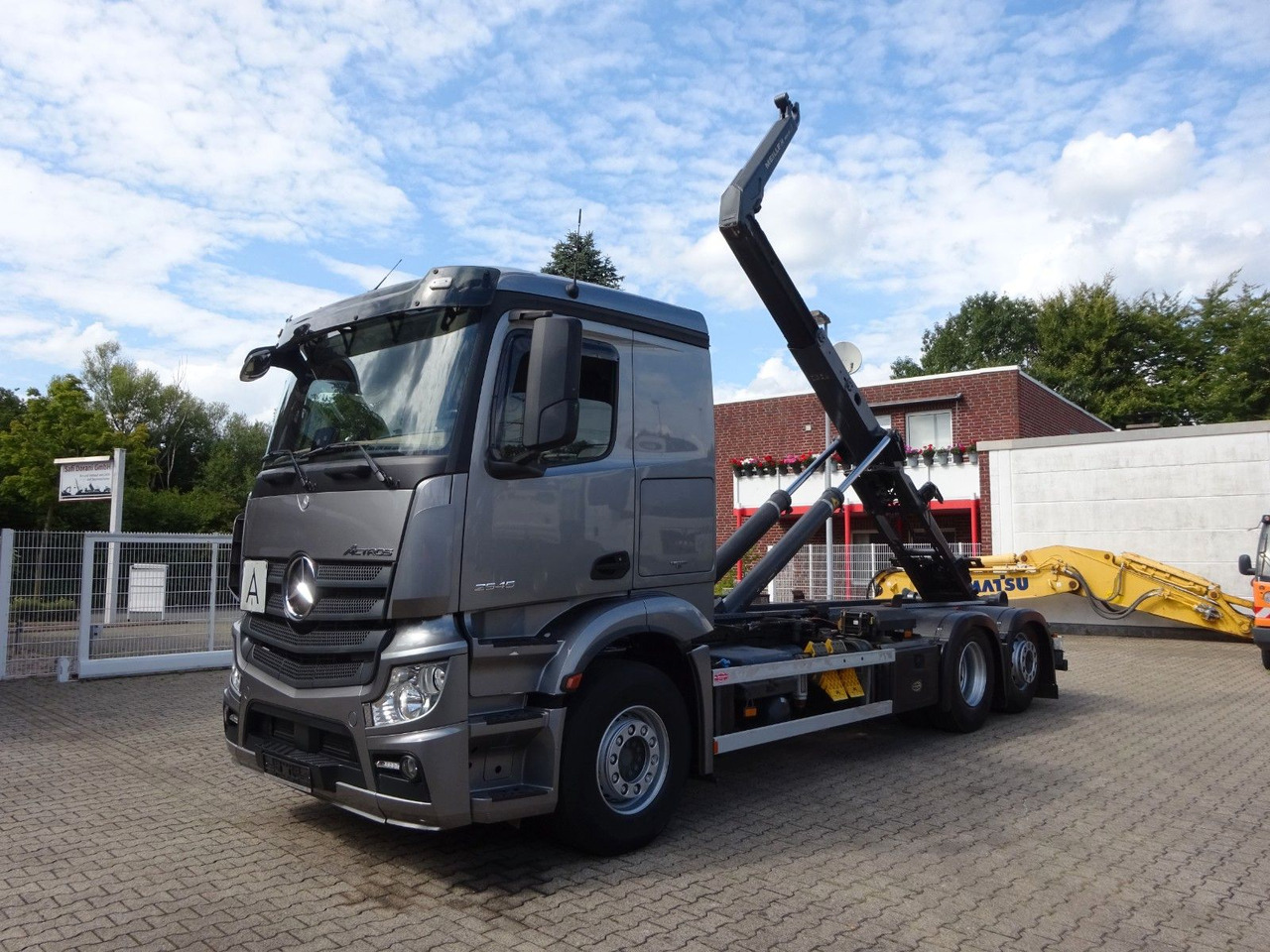 Mercedes-Benz 2545 Actros MEILLER Abroller +Lift-Lenkachse - Camião polibenne: foto 1 Mercedes-Benz 2545 Actros MEILLER Abroller +Lift-Lenkachse - Camião polibenne: foto 1