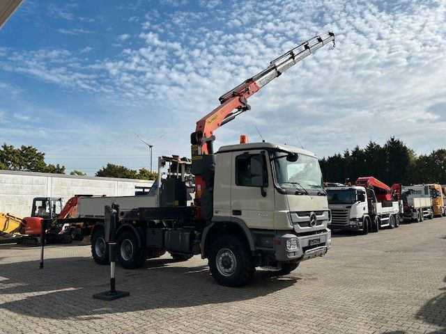 Mercedes-Benz 3344 Actros Pritsche + PK 34002 6x6 - Camião grua: foto 4 Mercedes-Benz 3344 Actros Pritsche + PK 34002 6x6 - Camião grua: foto 4