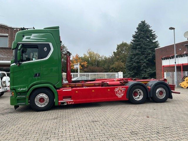 Scania S580 V8 MEILLER Abroller  mit Lift+Lenkachse 6x2 - Camião polibenne: foto 5 Scania S580 V8 MEILLER Abroller  mit Lift+Lenkachse 6x2 - Camião polibenne: foto 5