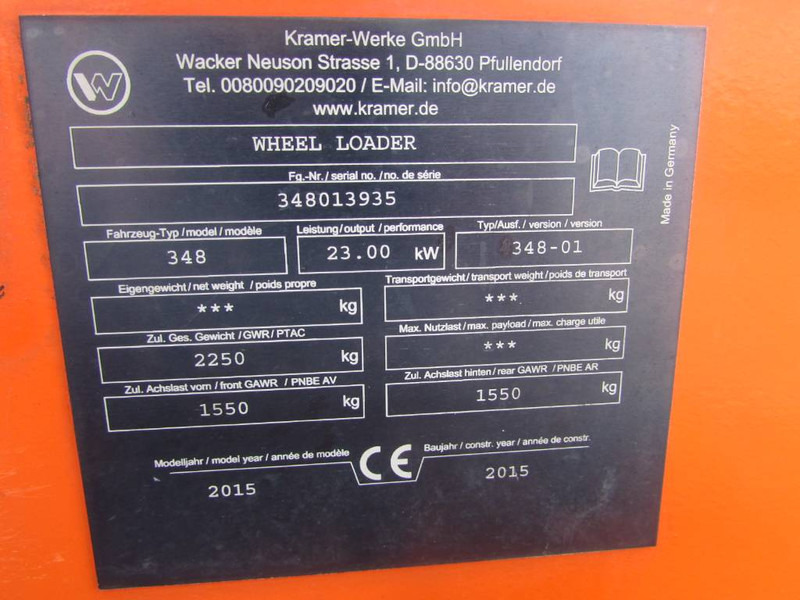 Kramer 5035 Radlader 20.500 EUR - Pá carregadora de rodas: foto 5 Kramer 5035 Radlader 20.500 EUR - Pá carregadora de rodas: foto 5