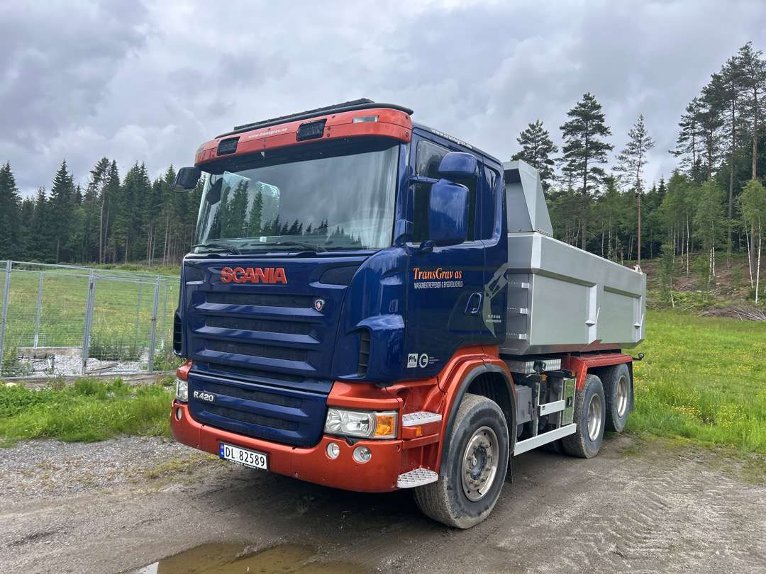 2008 Lastebil/dumper SCANIA R 420 CB6X2HNA EU-godkjent - Camião basculante: foto 1 2008 Lastebil/dumper SCANIA R 420 CB6X2HNA EU-godkjent - Camião basculante: foto 1