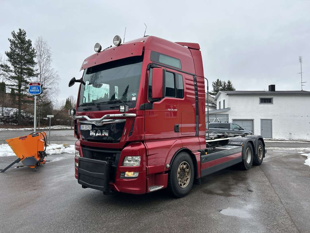 2014 MAN TGX 26.480 Krokbil EU-godkjent Euroklasse 6T - Camião polibenne: foto 1 2014 MAN TGX 26.480 Krokbil EU-godkjent Euroklasse 6T - Camião polibenne: foto 1