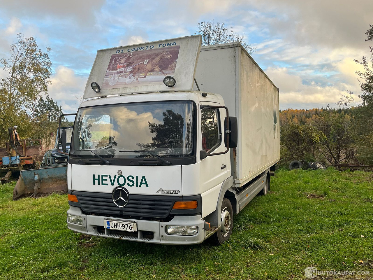 Mercedes-Benz Atego, hevoskuljetusauto, 2000, Inkoo - Camião: foto 3 Mercedes-Benz Atego, hevoskuljetusauto, 2000, Inkoo - Camião: foto 3