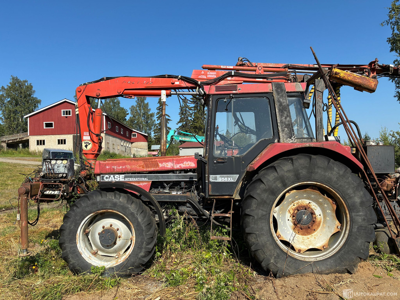 Case International 956 AXL, 1988 Traktori + Porauskone, Vesilahti - Máquina agrícola: foto 4 Case International 956 AXL, 1988 Traktori + Porauskone, Vesilahti - Máquina agrícola: foto 4