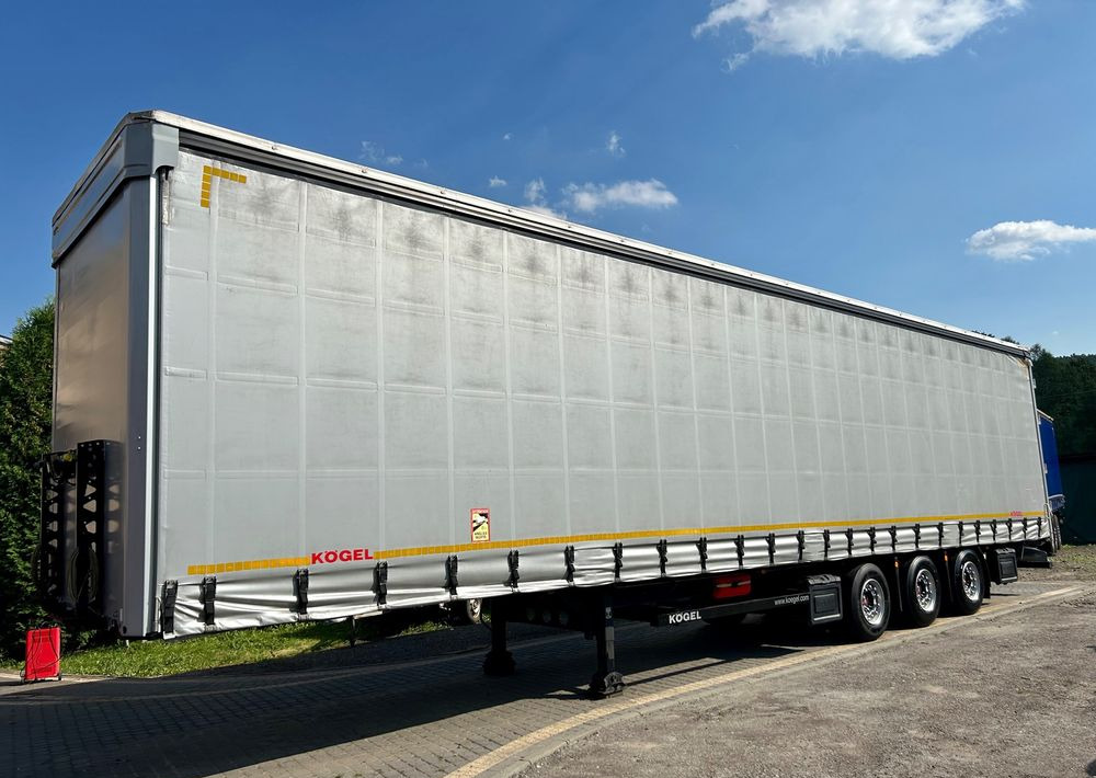 Kögel MEGA 2019 OPONY 80% SAF PODNOSZONA OŚ PODNOSZONY DACH / OD PIERWSZEGO WŁAŚCICIELA - Semi-reboque de lona: foto 1 Kögel MEGA 2019 OPONY 80% SAF PODNOSZONA OŚ PODNOSZONY DACH / OD PIERWSZEGO WŁAŚCICIELA - Semi-reboque de lona: foto 1