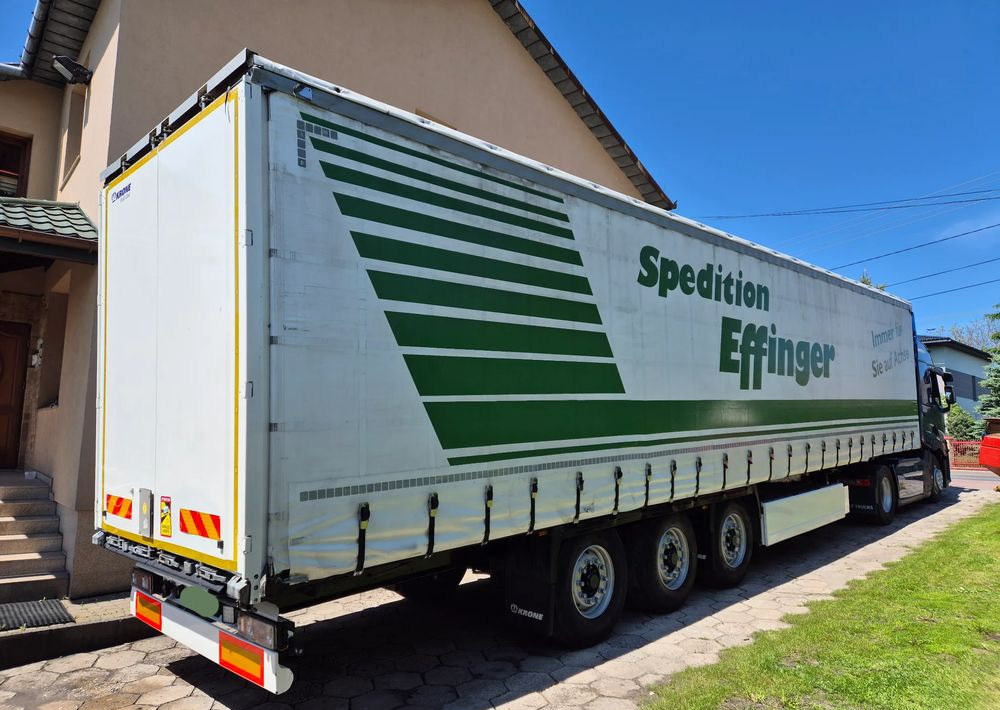 Krone BURTOWA BUDOWLANA VARIOS PÓŁMEGA 385/55 z Niemiec / ALUFELGI / stan bardzo dobry / PODNOSZONA OŚ I DACH / BPW firanka burto-firanka firana burtówka burto firanka - Semi-reboque de lona: foto 3 Krone BURTOWA BUDOWLANA VARIOS PÓŁMEGA 385/55 z Niemiec / ALUFELGI / stan bardzo dobry / PODNOSZONA OŚ I DACH / BPW firanka burto-firanka firana burtówka burto firanka - Semi-reboque de lona: foto 3