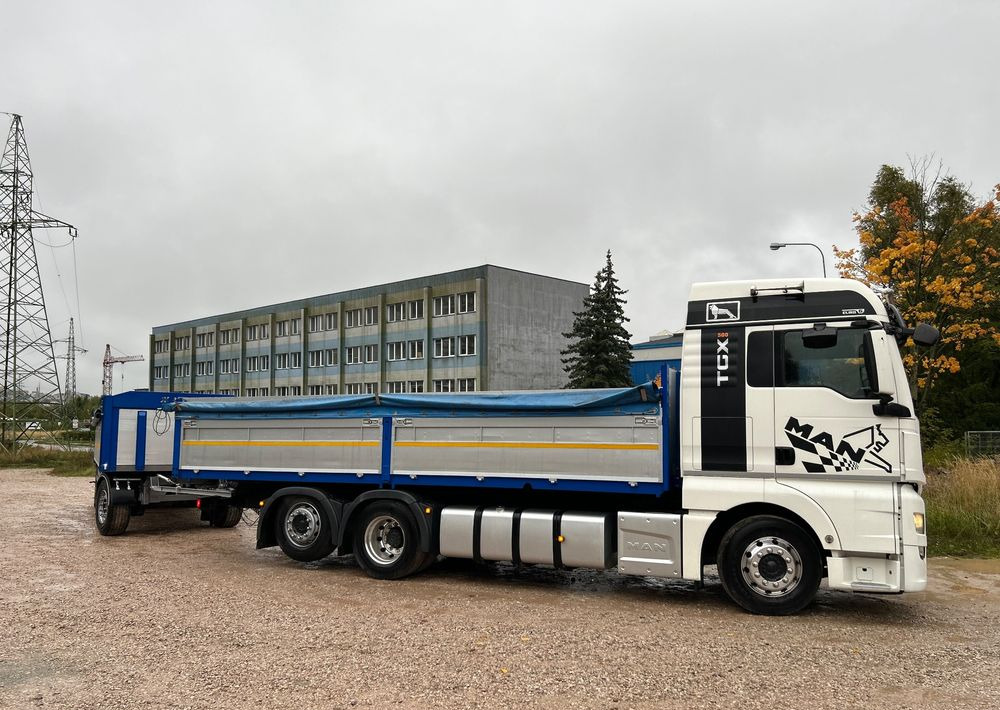MAN TGX Tandem 1m burty TOP KOMPLET / ALUFELGI / zarejestrowany gotowy do pracy / przyczepa 18t / FULL OPCJA / 26.420 26.460 26.500 26.400 26.440 26.480 26.510 460 500 - Camião de caixa aberta/ Plataforma: foto 2 MAN TGX Tandem 1m burty TOP KOMPLET / ALUFELGI / zarejestrowany gotowy do pracy / przyczepa 18t / FULL OPCJA / 26.420 26.460 26.500 26.400 26.440 26.480 26.510 460 500 - Camião de caixa aberta/ Plataforma: foto 2