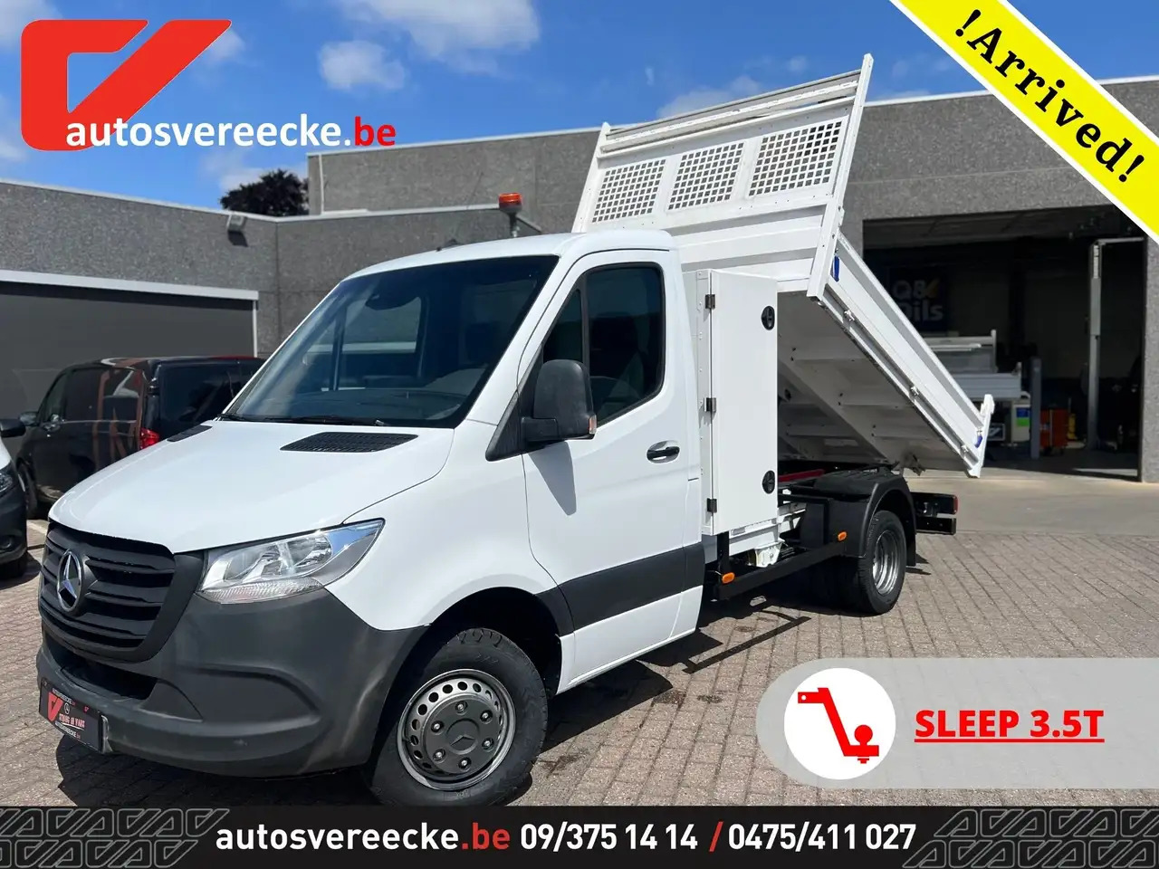 Mercedes-Benz Sprinter 515 KIPPER (38.500€ex) MTM 7.000kg Rijbewijs B - Carrinha basculante: foto 1 Mercedes-Benz Sprinter 515 KIPPER (38.500€ex) MTM 7.000kg Rijbewijs B - Carrinha basculante: foto 1