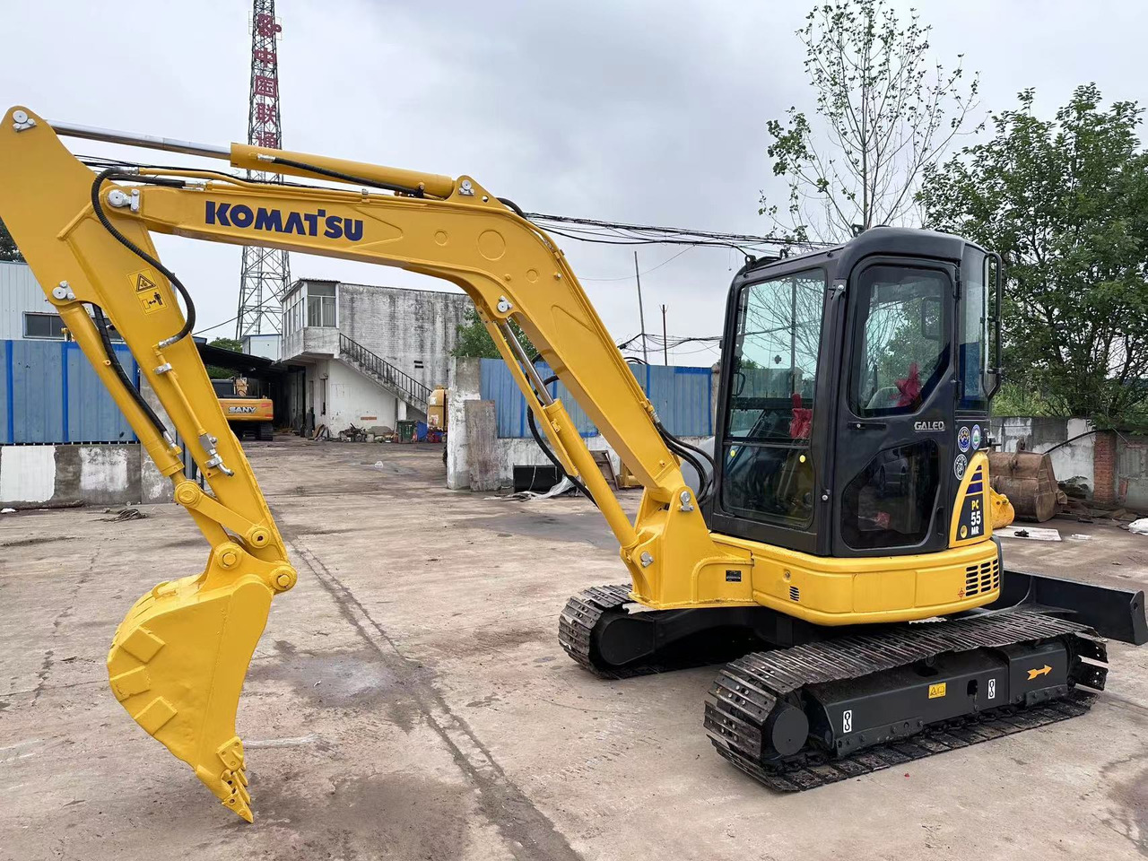 Komatsu PC55 - Mini escavadeira: foto 1 Komatsu PC55 - Mini escavadeira: foto 1