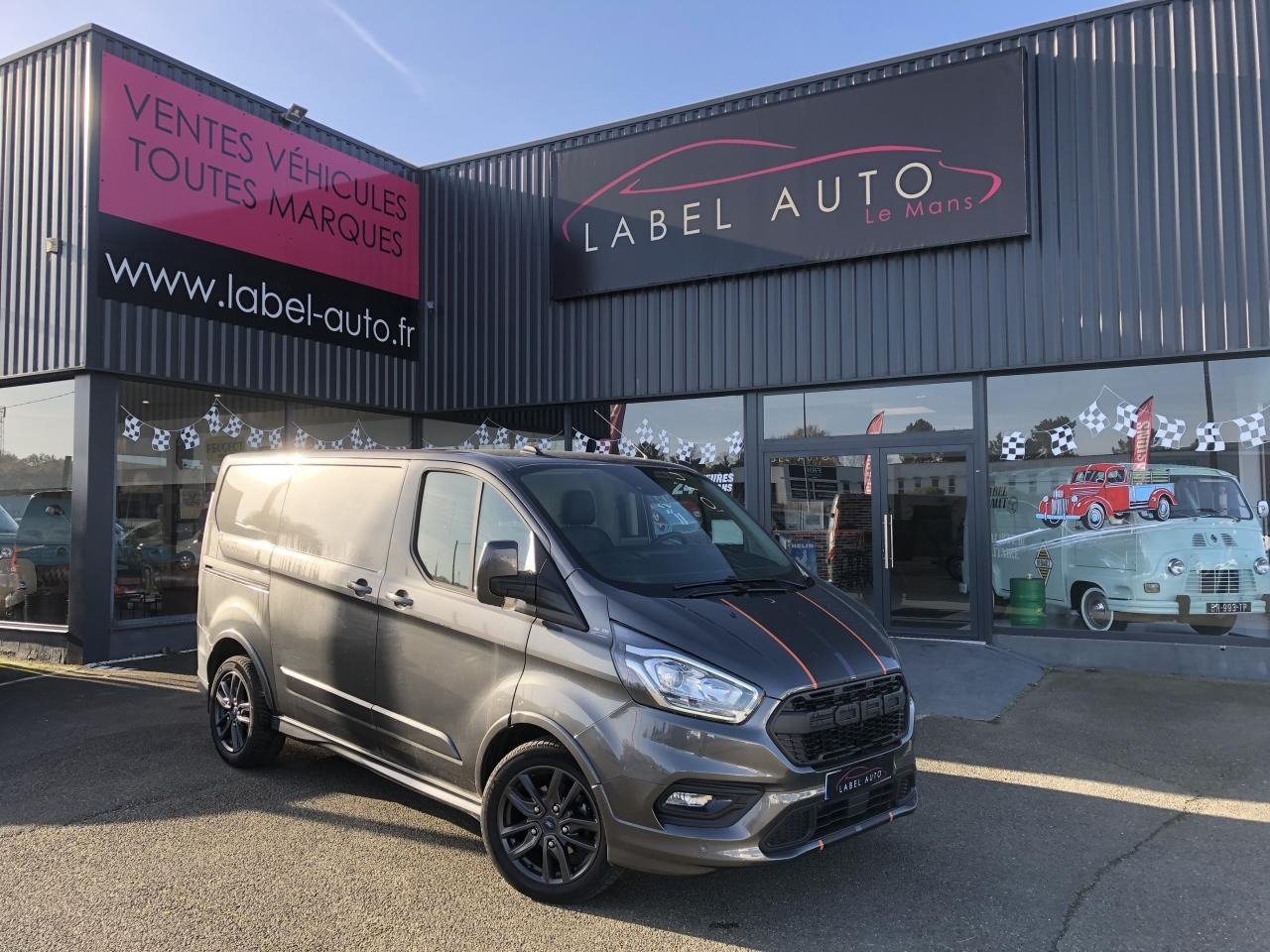 FORD Transit Custom 2.0 EcoBlue 185 ch BVA Fourgon 290 L1H1 Sport - Furgão: foto 3 FORD Transit Custom 2.0 EcoBlue 185 ch BVA Fourgon 290 L1H1 Sport - Furgão: foto 3