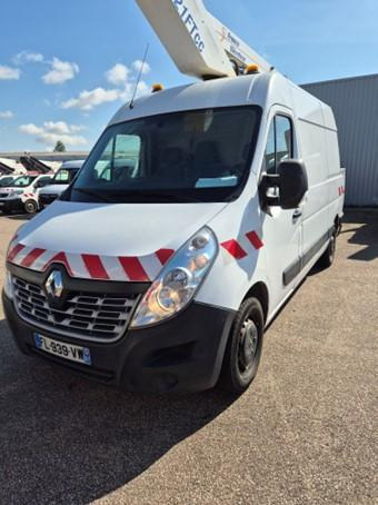 Renault Master Grand Confort L2H2 130.35CV Nacelle Tronquée France Elévateur 121 FTcc - Caminhão com plataforma aérea: foto 1 Renault Master Grand Confort L2H2 130.35CV Nacelle Tronquée France Elévateur 121 FTcc - Caminhão com plataforma aérea: foto 1