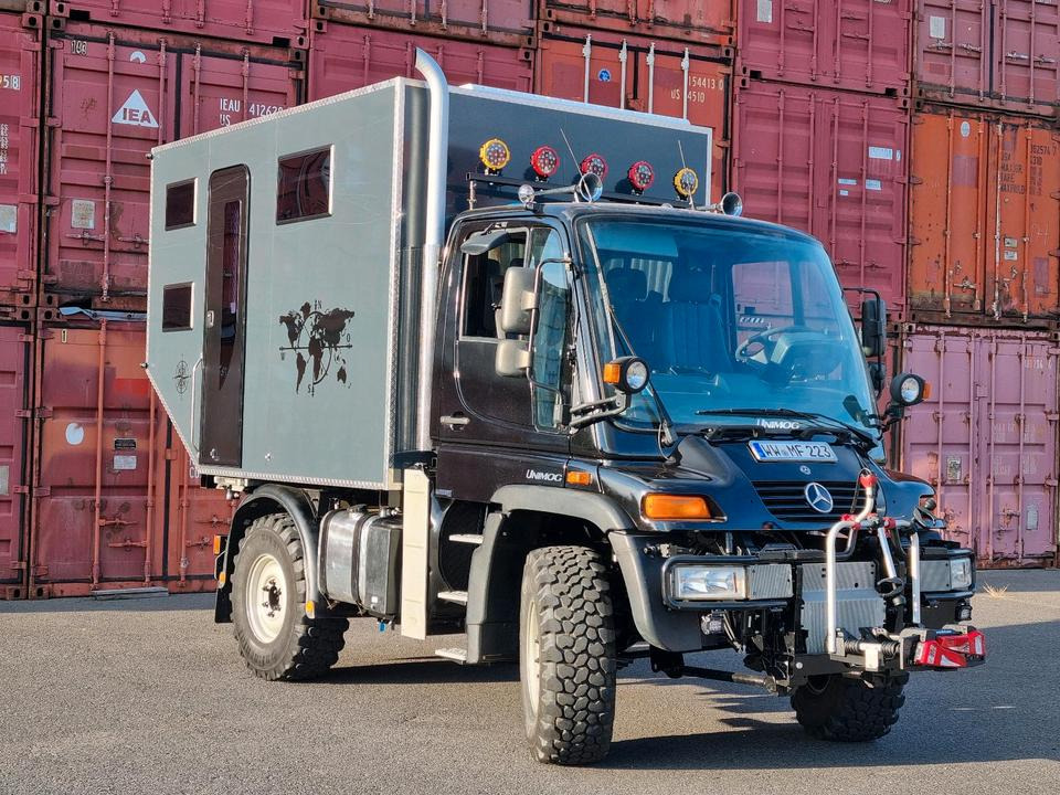 Unimog U300 Wohnmobil Camper Mercedes-Benz 405 U 300 400 Expeditionsfahrzeug Expeditionsmobil - Autocaravana: foto 1 Unimog U300 Wohnmobil Camper Mercedes-Benz 405 U 300 400 Expeditionsfahrzeug Expeditionsmobil - Autocaravana: foto 1