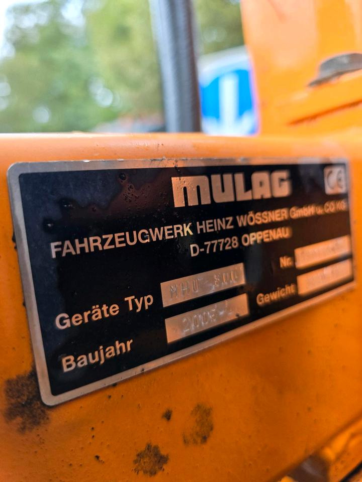 Limpa bermas Mulag MHU 800 Mähausleger Böschungsmäher Böschungsmulcher für Unimog 405 U 300 400 500 318 423 427 430 527 535 530 Mercedes-Benz: foto 8