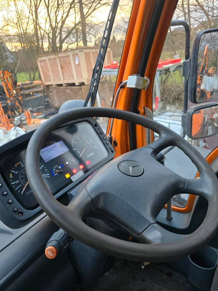 Camião basculante Unimog 405/12 U400 Bluetec 5 131000km  Mercedes-Benz Variopilot Hydrostat U300 500 U 400 Wechsellenkung: foto 8