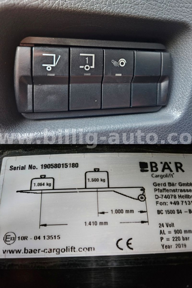 Camião furgão Mercedes-Benz Atego 1327 L * BREMS/SPUR-ASS*DIFF.*LBW*AHK*7.2m: foto 14
