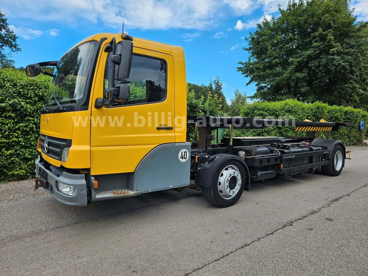 Camião transportador de contêineres/ Caixa móvel Mercedes-Benz Kamag * WBH 25 * Wiesel * Umsetzer * Sattelkupp.: foto 8