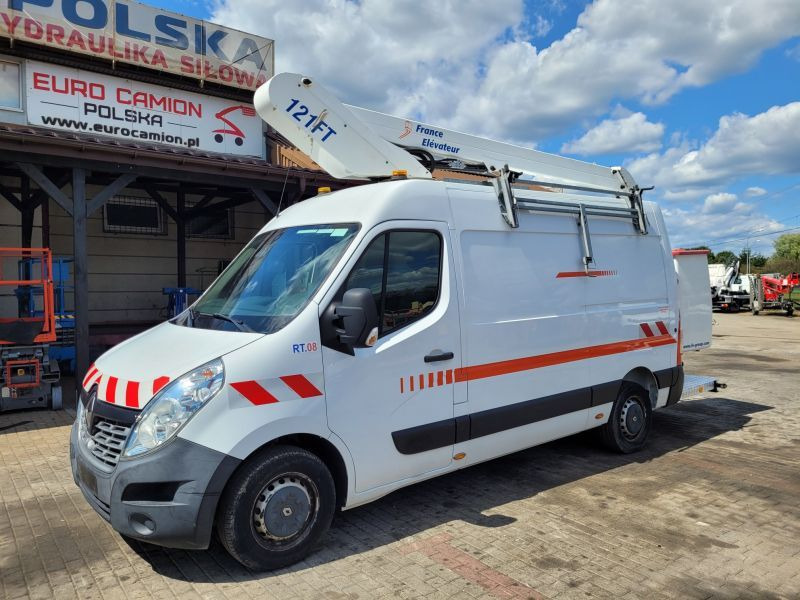Renault Renault Master podnośnik koszowy 12 m France Elevateur 121 FT - Caminhão com plataforma aérea: foto 1 Renault Renault Master podnośnik koszowy 12 m France Elevateur 121 FT - Caminhão com plataforma aérea: foto 1