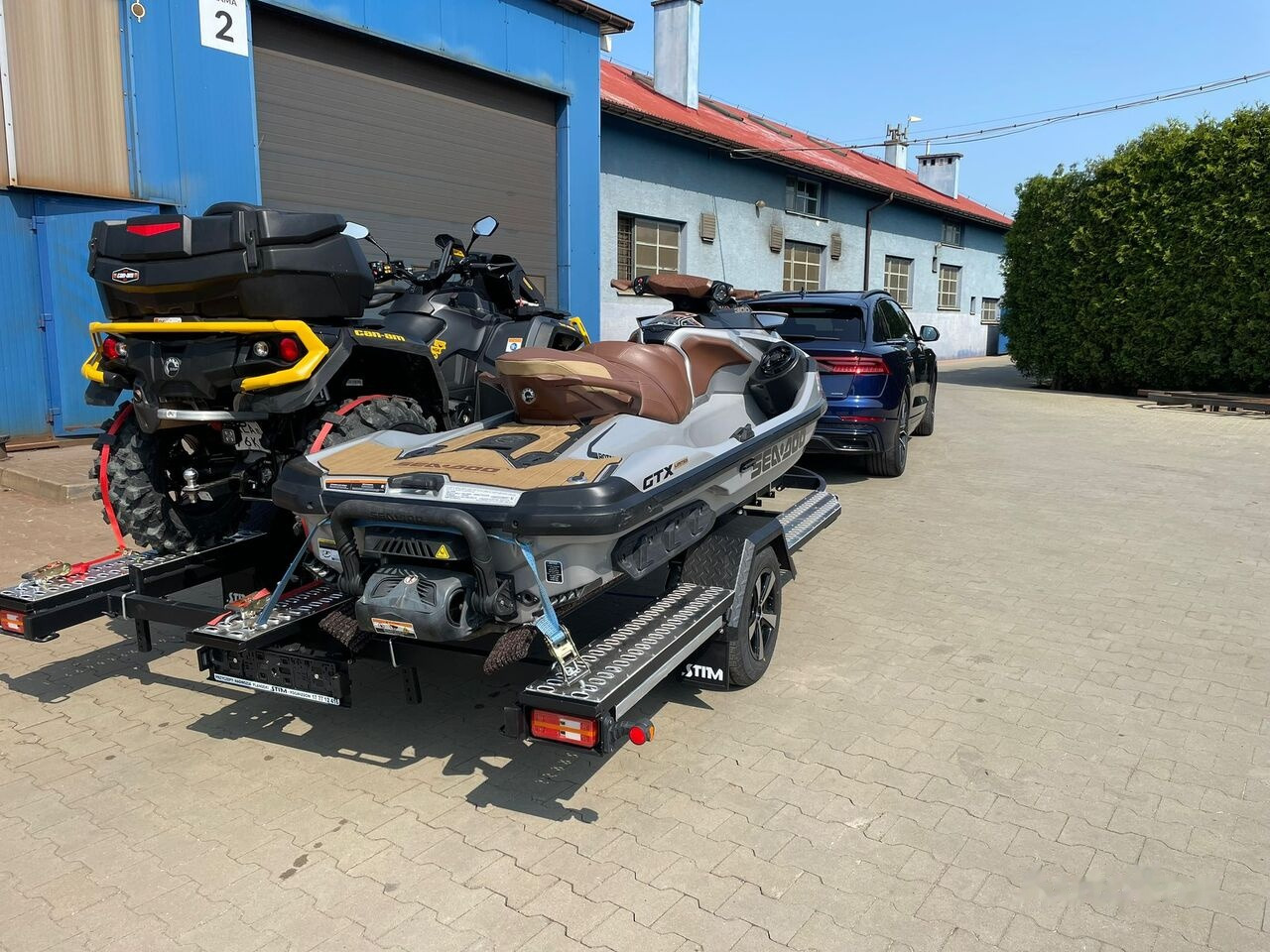 Stim L21-SWQ/1300 vr. B 2x skuter lub 2 x quad lub skuter i quad - Reboque para barco: foto 1 Stim L21-SWQ/1300 vr. B 2x skuter lub 2 x quad lub skuter i quad - Reboque para barco: foto 1