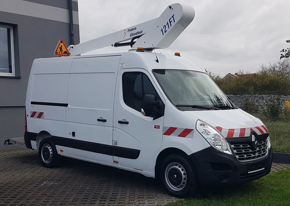 Renault MASTER L2H2 ZWYŻKA UDT PODNOŚNIK KOSZOWY FRANCE ELEVATEUR - Caminhão com plataforma aérea: foto 1 Renault MASTER L2H2 ZWYŻKA UDT PODNOŚNIK KOSZOWY FRANCE ELEVATEUR - Caminhão com plataforma aérea: foto 1
