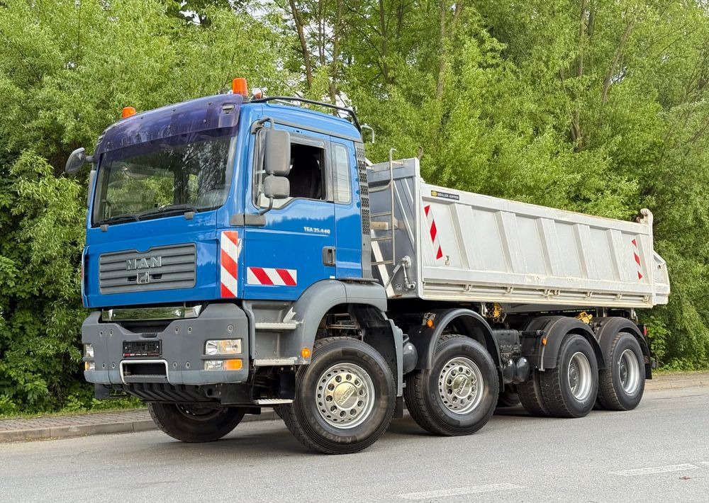 MAN * Kiper Meiller * Wywrotka * 35-440 * MAN TGA 8X4 * Stan Perfekcyjny * - Camião basculante: foto 3 MAN * Kiper Meiller * Wywrotka * 35-440 * MAN TGA 8X4 * Stan Perfekcyjny * - Camião basculante: foto 3
