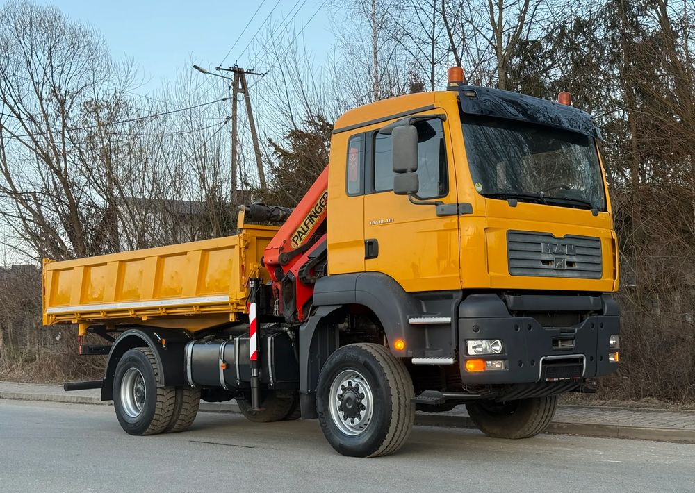 MAN * MAN TGA 18-410 * KIPER WYWROTKA * 4x4 * HDS Palfinger PK16500* Sprowadzony* Bardzo Dobry Stan * - Camião basculante: foto 2 MAN * MAN TGA 18-410 * KIPER WYWROTKA * 4x4 * HDS Palfinger PK16500* Sprowadzony* Bardzo Dobry Stan * - Camião basculante: foto 2