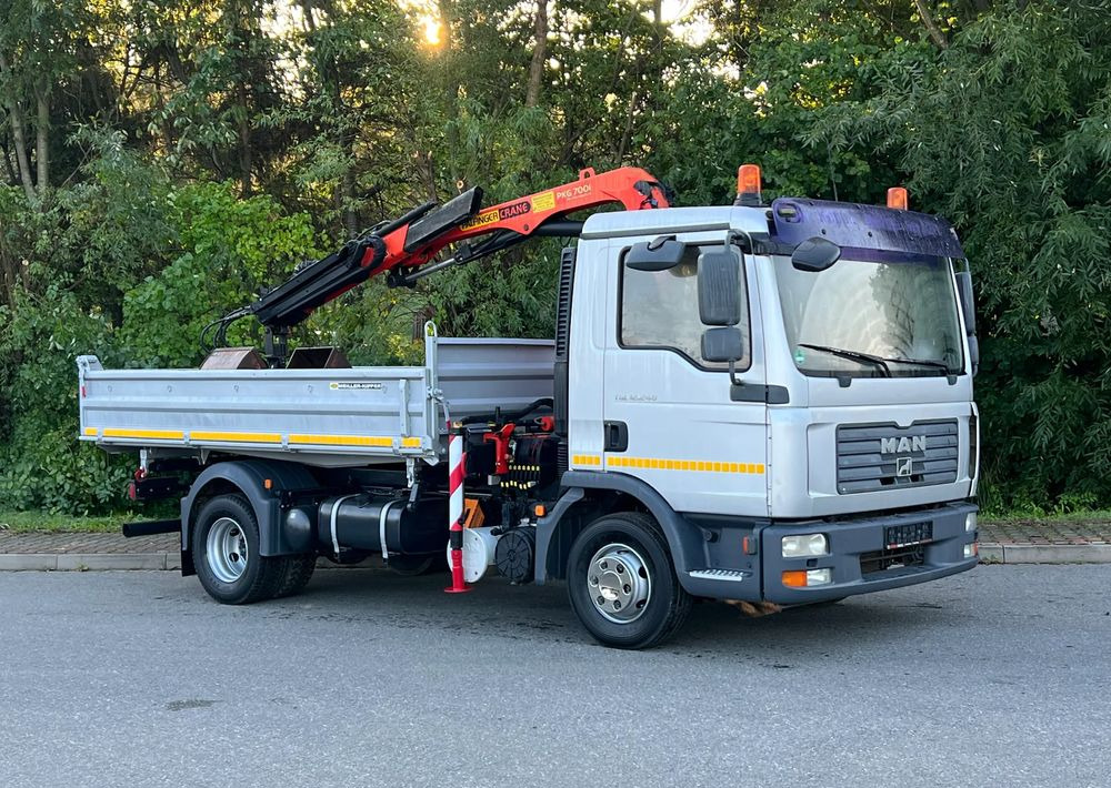MAN MAN TGL 12-240 Kiper Wywrotka 4x2 Kran PALFINGER PK 12500 BARDZO DOBRY STAN - Camião basculante: foto 2 MAN MAN TGL 12-240 Kiper Wywrotka 4x2 Kran PALFINGER PK 12500 BARDZO DOBRY STAN - Camião basculante: foto 2