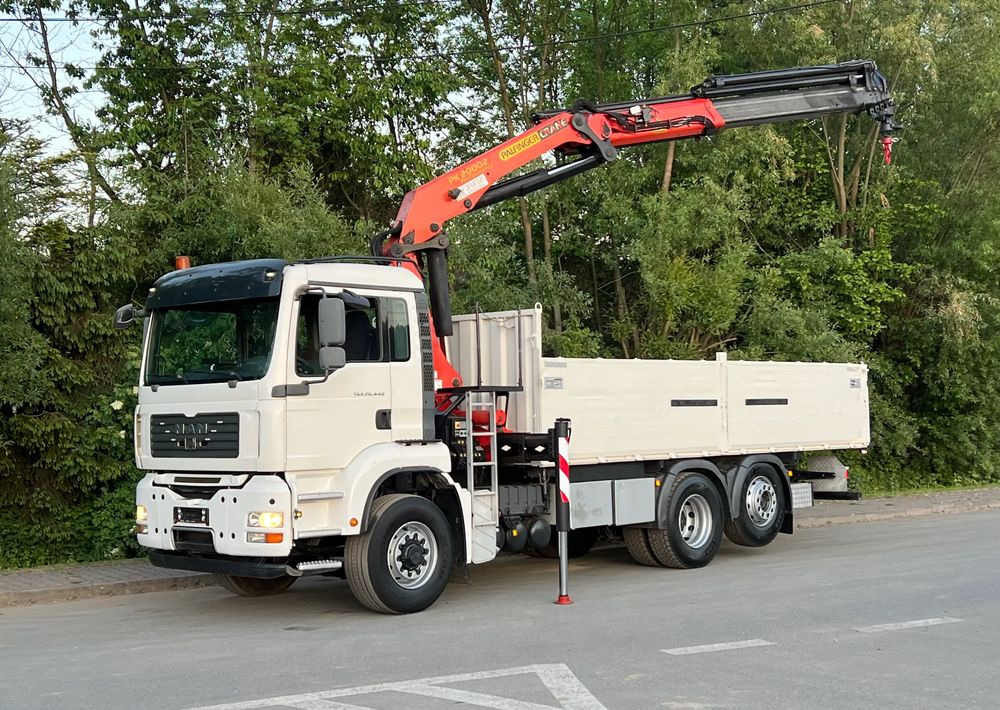 MAN * TGA 26-440 * 4x6 Hydrodrive * HDS Palfinger PK 20002 * Bardzo Dobry Stan - Camião de caixa aberta/ Plataforma, Camião grua: foto 1 MAN * TGA 26-440 * 4x6 Hydrodrive * HDS Palfinger PK 20002 * Bardzo Dobry Stan - Camião de caixa aberta/ Plataforma, Camião grua: foto 1