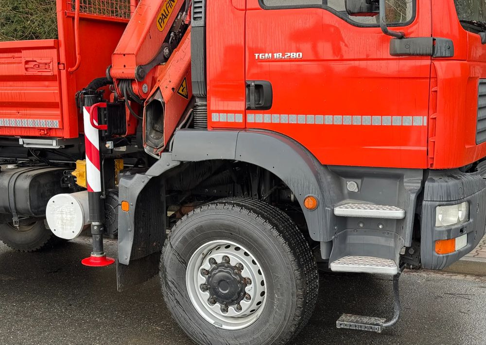 MAN * TGM 18-280 MAN 4x4 HDS Palfinger PK10500 * Kiper Wywrotka * Bardzo Dobry Stan - Camião basculante: foto 5 MAN * TGM 18-280 MAN 4x4 HDS Palfinger PK10500 * Kiper Wywrotka * Bardzo Dobry Stan - Camião basculante: foto 5