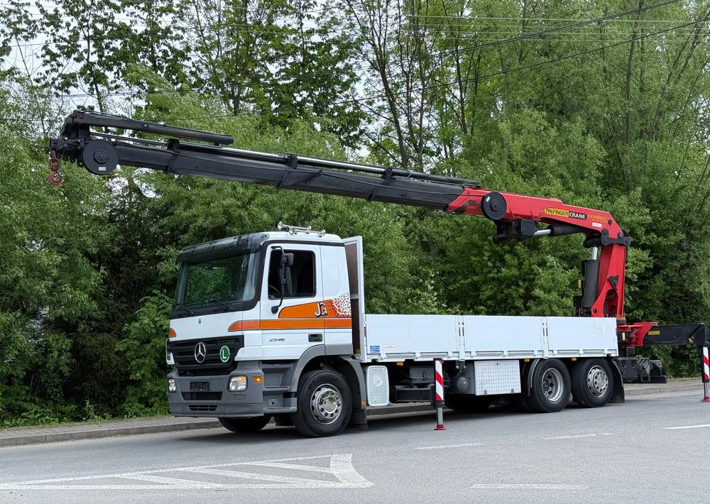 Mercedes-Benz * Mercedes Actros * KRAN HDS Palfinger PK 44002 Performance * Sprowadzony * Stan Perfekcyjny * - Camião de caixa aberta/ Plataforma, Camião grua: foto 1 Mercedes-Benz * Mercedes Actros * KRAN HDS Palfinger PK 44002 Performance * Sprowadzony * Stan Perfekcyjny * - Camião de caixa aberta/ Plataforma, Camião grua: foto 1