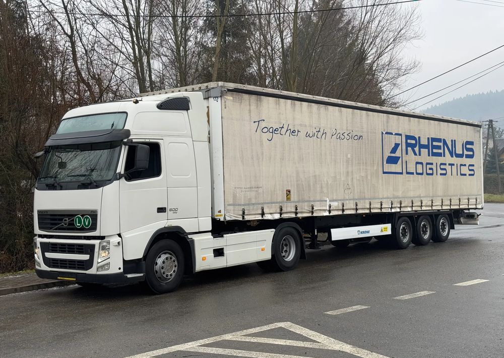 Volvo * Zestaw * Volvo FH 500 + Naczepa Krone * Bardzo Dobry Stan - Camião de lona: foto 1 Volvo * Zestaw * Volvo FH 500 + Naczepa Krone * Bardzo Dobry Stan - Camião de lona: foto 1