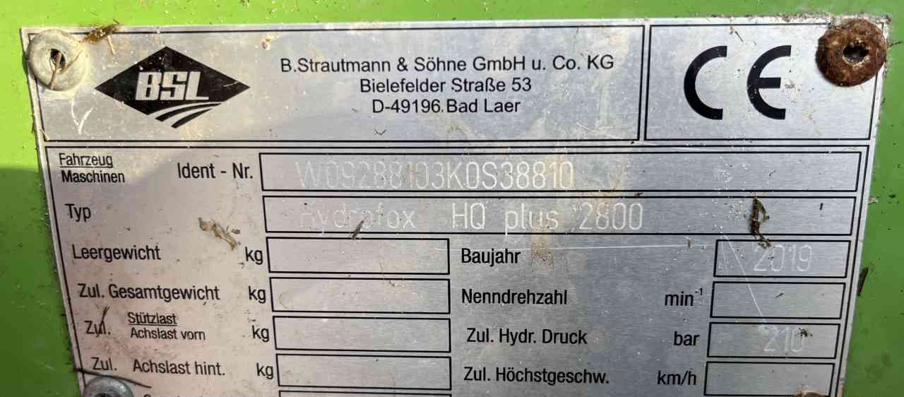 Strautmann Hydrofox HQ plus 2800 Kuilsnijder voermachines - Equipamento para silagem: foto 5 Strautmann Hydrofox HQ plus 2800 Kuilsnijder voermachines - Equipamento para silagem: foto 5
