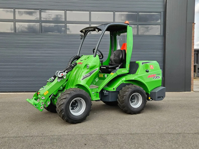 Mini pá carregadora de rastos Avant 735i TDL + mini-shovel: foto 8