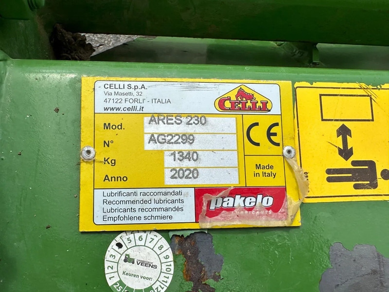 Maquina para lavrar a terra Celli Ares 230 overtopfrees: foto 15