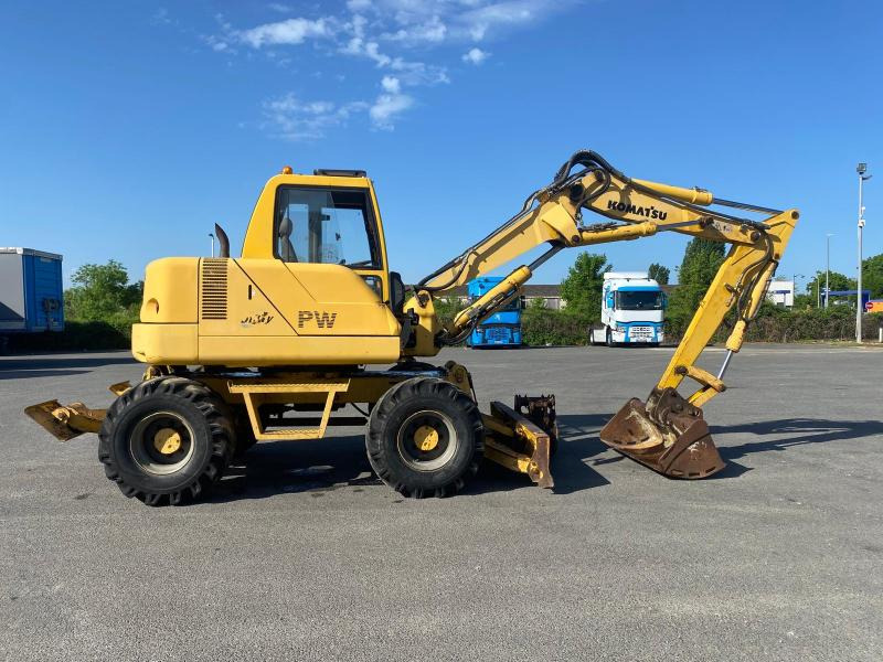 Komatsu PW95 - Escavadeira de rodas: foto 5 Komatsu PW95 - Escavadeira de rodas: foto 5