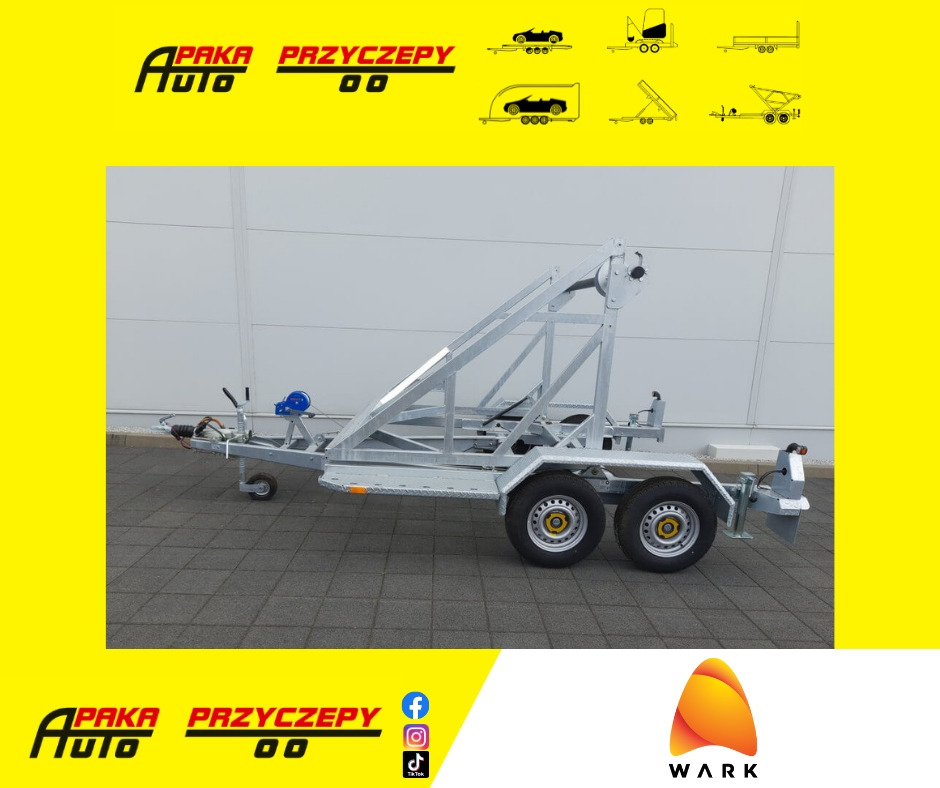 PRZYCZEPA WARK KABLOWA POD BĘBEN KABLOWY DMC 2700KG / WARK Cable Trailer for Cable Drum DMC 2700KG - Reboque para bobinas: foto 1 PRZYCZEPA WARK KABLOWA POD BĘBEN KABLOWY DMC 2700KG / WARK Cable Trailer for Cable Drum DMC 2700KG - Reboque para bobinas: foto 1