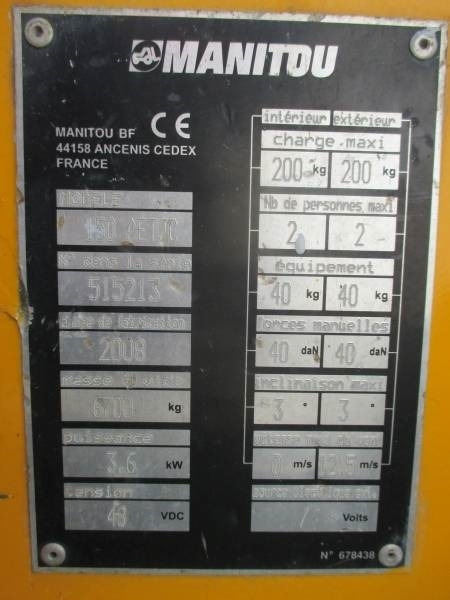 Plataforma articulada Manitou 150 AET JC: foto 14