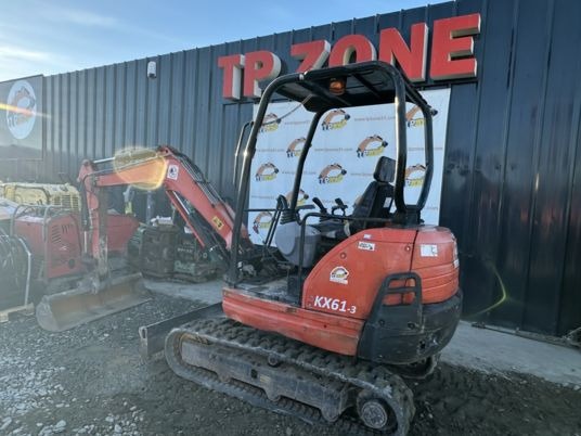 Mini escavadeira Kubota KX61-3 à 18 500 € HT: foto 8 Mini escavadeira Kubota KX61-3 à 18 500 € HT: foto 8