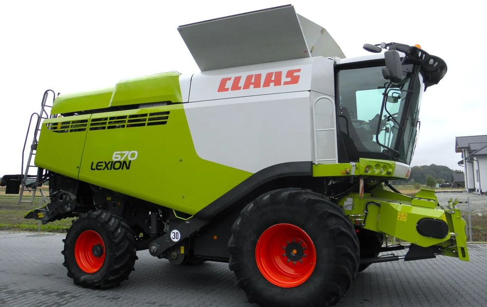 Claas Lexion 670 2019 Rok, Heder V 770, Najbogatsza Wersja, Nie Malowany, Stan Idealny - Ceifeira debulhadora: foto 4 Claas Lexion 670 2019 Rok, Heder V 770, Najbogatsza Wersja, Nie Malowany, Stan Idealny - Ceifeira debulhadora: foto 4