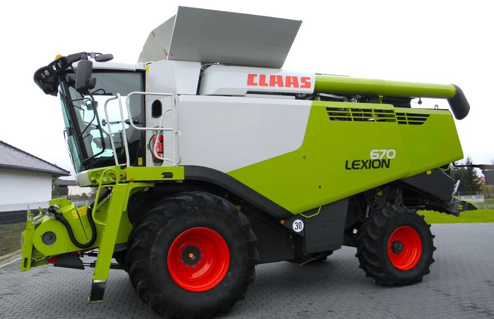 Claas Lexion 670 2019 Rok, Heder V 770, Najbogatsza Wersja, Nie Malowany, Stan Idealny - Ceifeira debulhadora: foto 3 Claas Lexion 670 2019 Rok, Heder V 770, Najbogatsza Wersja, Nie Malowany, Stan Idealny - Ceifeira debulhadora: foto 3