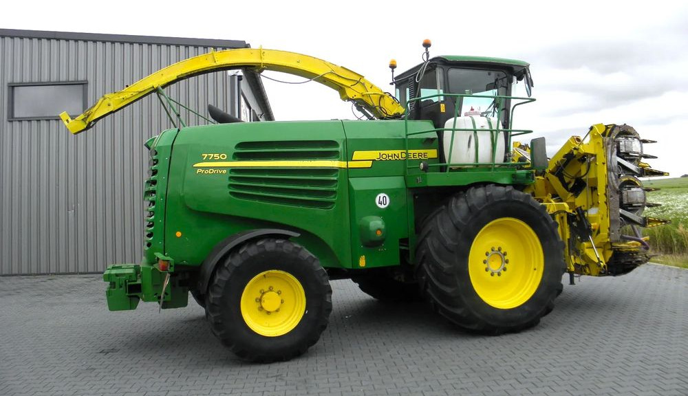 Picadora de forragem automotriz John Deere 7750 ProDrive 2008 Rok, +Kemper 375, +podbieracz do traw, Nie Malowany, Stan Bardzo Dobry: foto 8