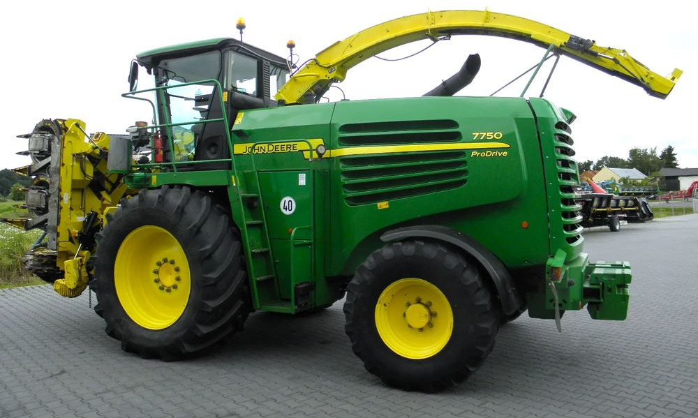 Picadora de forragem automotriz John Deere 7750 ProDrive 2008 Rok, +Kemper 375, +podbieracz do traw, Nie Malowany, Stan Bardzo Dobry: foto 10