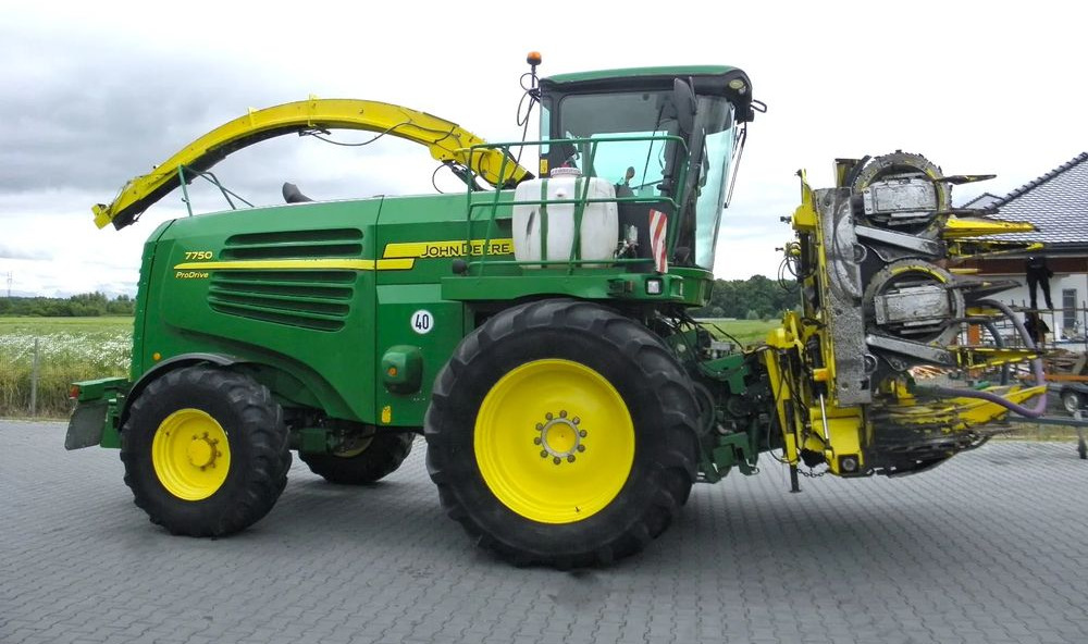 Picadora de forragem automotriz John Deere 7750 ProDrive 2008 Rok, +Kemper 375, +podbieracz do traw, Nie Malowany, Stan Bardzo Dobry: foto 7