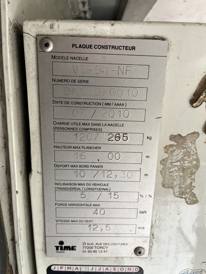 Caminhão com plataforma aérea Iveco Eurocargo 150E28 4x4 nacelle Time 16M: foto 22 Caminhão com plataforma aérea Iveco Eurocargo 150E28 4x4 nacelle Time 16M: foto 22