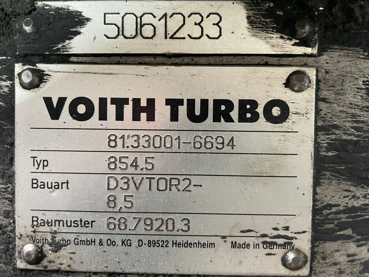 Voith Voith 854.5 D3VT0R2-8,5 MAN Lions City 81.33001-6694 Getriebe - Caixas de velocidade e peças por Ônibus: foto 2 Voith Voith 854.5 D3VT0R2-8,5 MAN Lions City 81.33001-6694 Getriebe - Caixas de velocidade e peças por Ônibus: foto 2