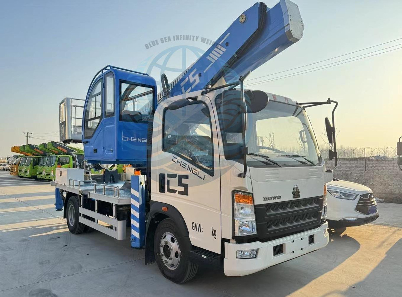 SINOTRUK HOWO 45ft-69ft - Caminhão com plataforma aérea: foto 1 SINOTRUK HOWO 45ft-69ft - Caminhão com plataforma aérea: foto 1